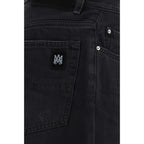 Black Cotton Jeans Denim