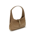Beige Goatskin Shoulder Bag