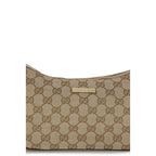 Beige Polyester Shoulder Bag