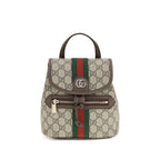 Beige Fabric Handbag