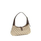 Beige Fabric Shoulder Bag