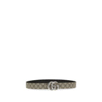 Beige Calf Leather Bos Taurus Regular Belt