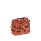 Multicolor Raffia Shoulder Bag