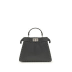 Gray Calf Leather Bos Taurus Handbag