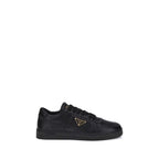 Black Calf Leather Bos Taurus Low Top Sneakers