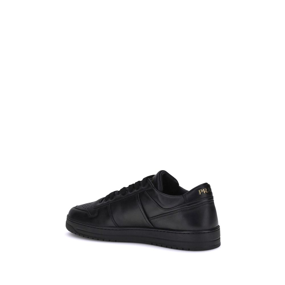 Black Calf Leather Bos Taurus Low Top Sneakers
