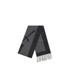 Gray Silk Scarf