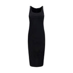 Black Viscose Casual Dress