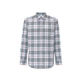 Blue Cotton Dress Shirt
