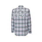 Blue Cotton Dress Shirt