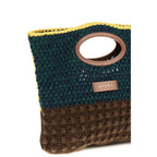 Multicolor Wool Oves Aries Handbag