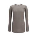 Brown Cotton Long Sleeve T-Shirt