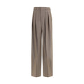 Beige Wool Oves Aries Casual Pants