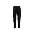 Black Cotton Cargo Pants