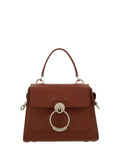 Brown Calf Leather Tess Handbag Chloé