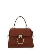 Brown Calf Leather Tess Handbag Chloé