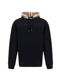 Black Cotton Samuel Hoodie Sweatshirt Burberry