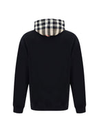 Black Cotton Samuel Hoodie Sweatshirt Burberry