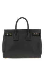 Black Calf Leather Sac De Jour Handbag Saint Laurent