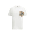 White Cotton T-Shirt Burberry