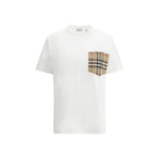 White Cotton T-Shirt Burberry