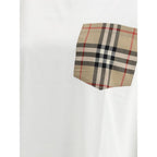 White Cotton T-Shirt Burberry