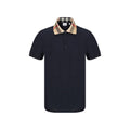 Blue Cotton Polo Shirt Burberry