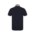 Blue Cotton Polo Shirt Burberry