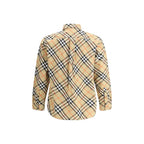 Beige Cotton Pattern Shirt Burberry