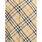 Beige Cotton Pattern Shirt Burberry