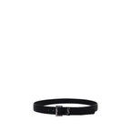 Black Calf Leather Bos Taurus Belt Saint Laurent