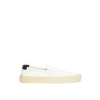 White Cotton Low Top Sneakers Saint Laurent