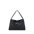 Black Calf Leather Bos Taurus Handbag Ferragamo