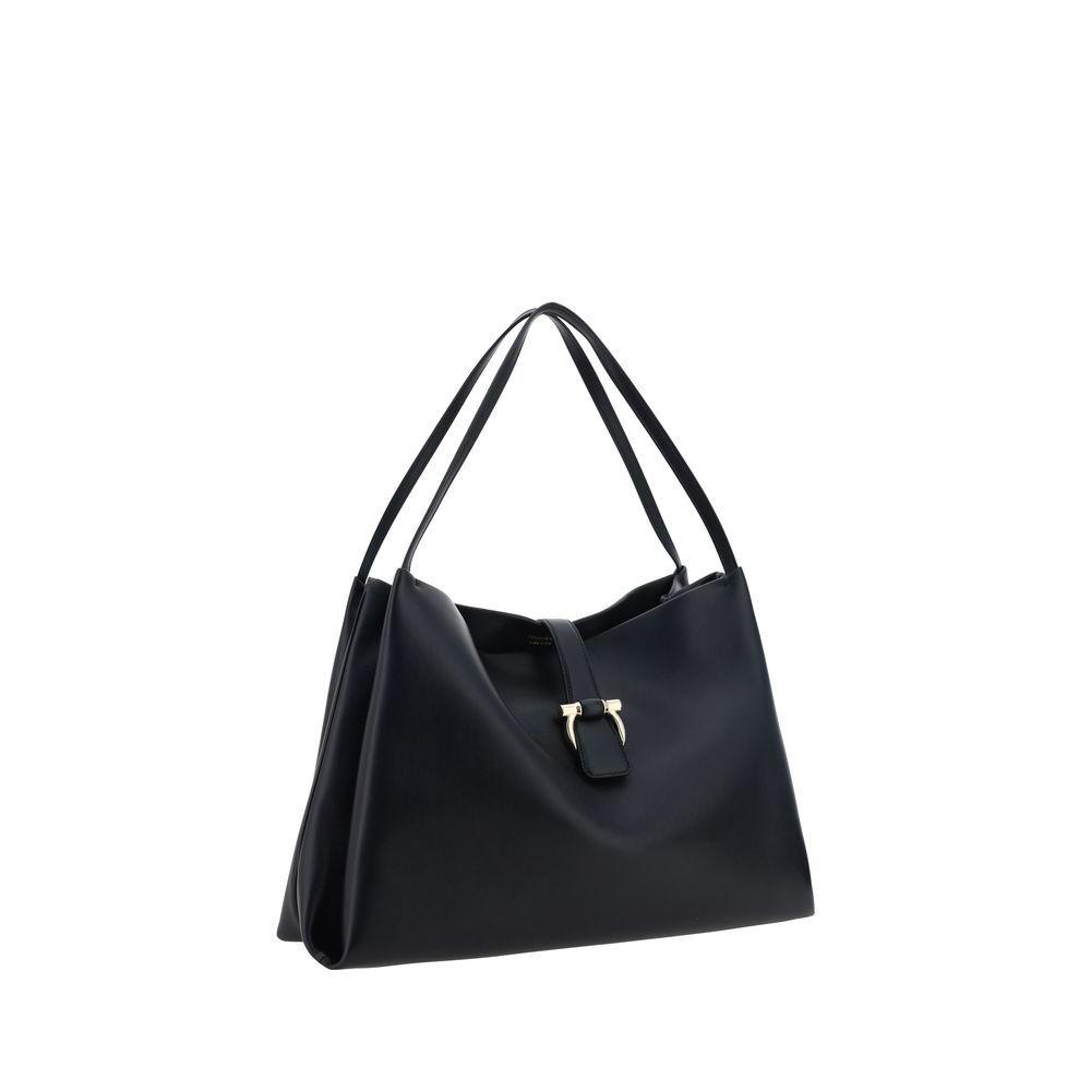 Black Calf Leather Bos Taurus Handbag Ferragamo