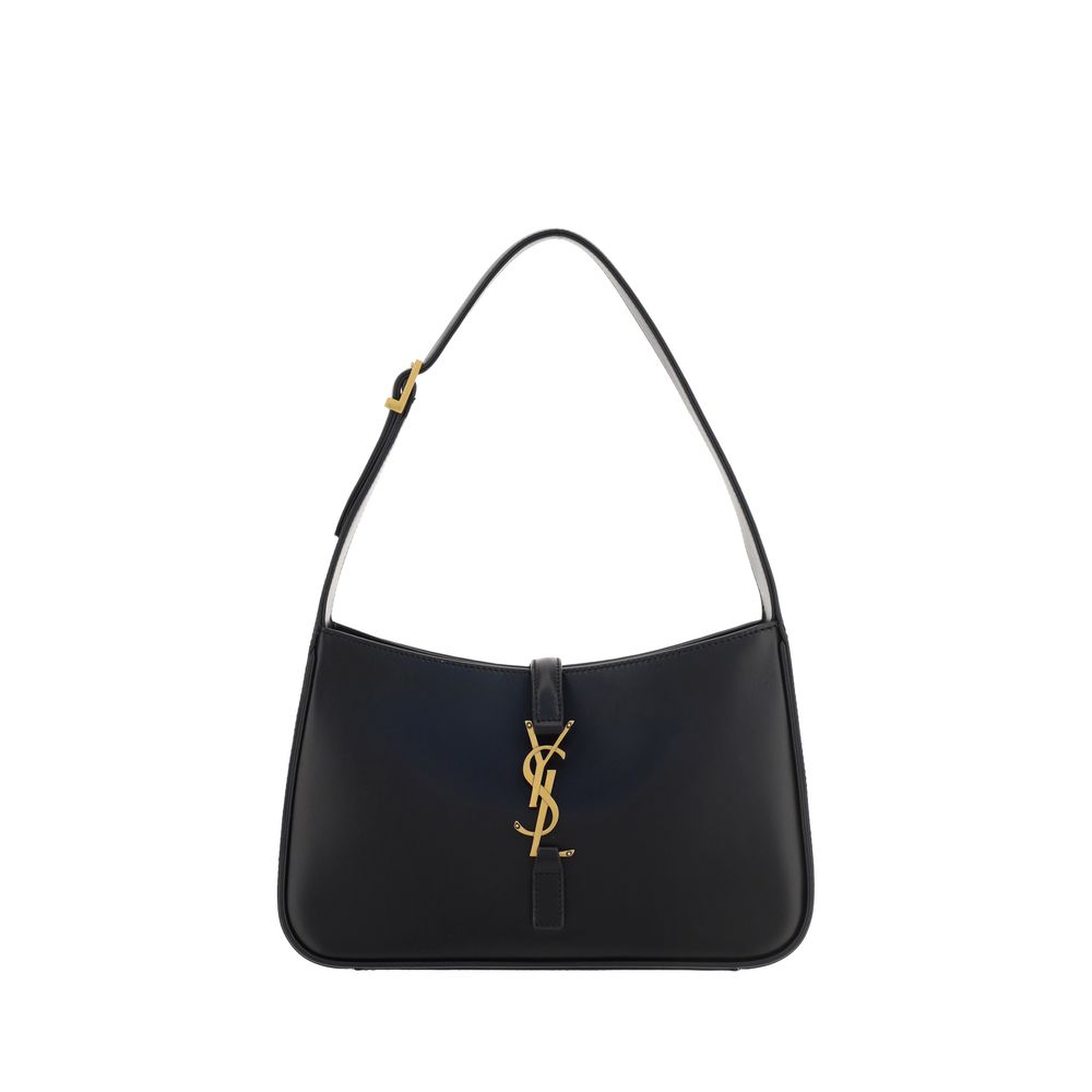 Black Calf Leather Bos Taurus Handbag Saint Laurent