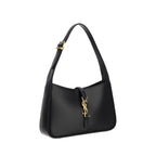 Black Calf Leather Bos Taurus Handbag Saint Laurent