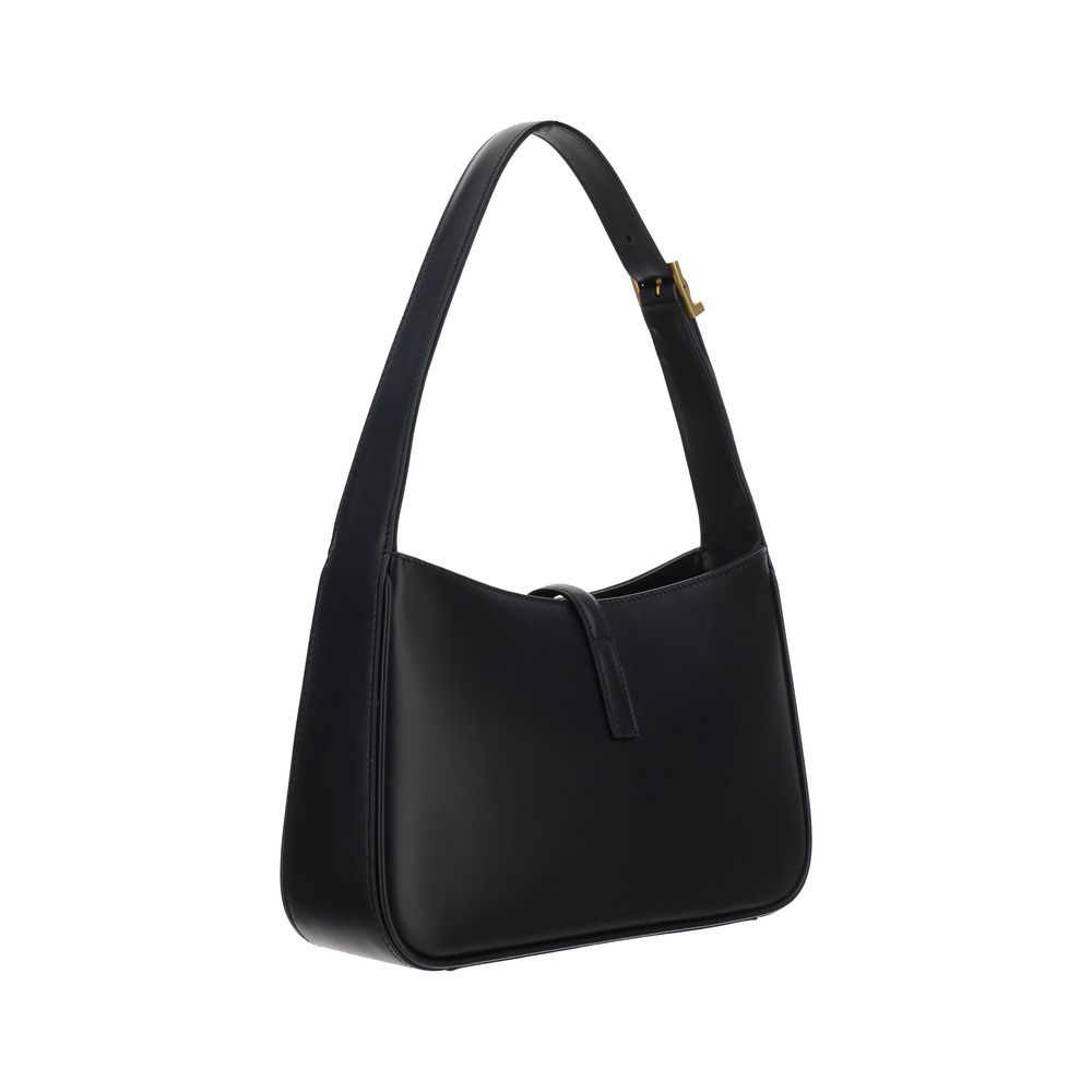 Black Calf Leather Bos Taurus Handbag Saint Laurent