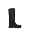 Black Cotton Rain Boots Burberry