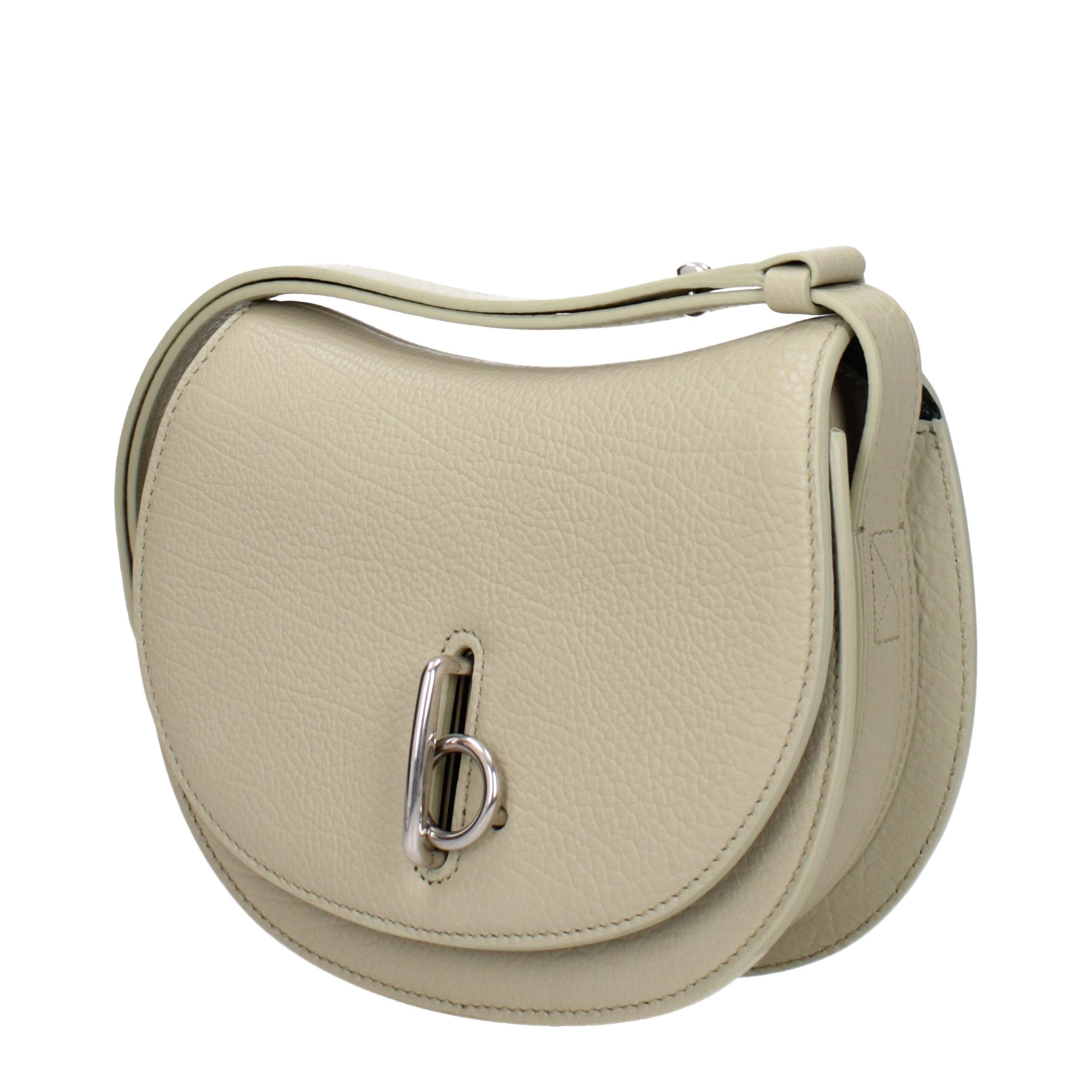Green Leather Shoulder Bag Burberry