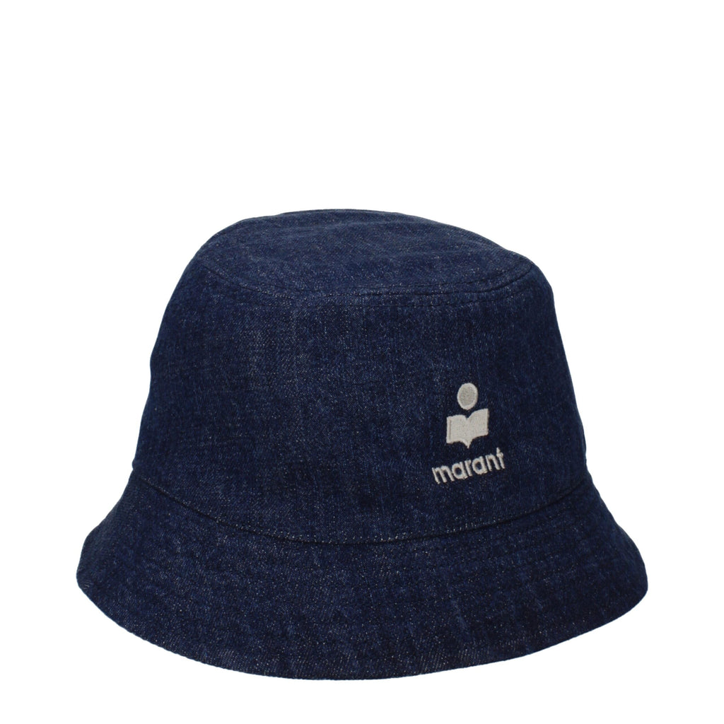Blue Cotton Bucket Hat Isabel Marant