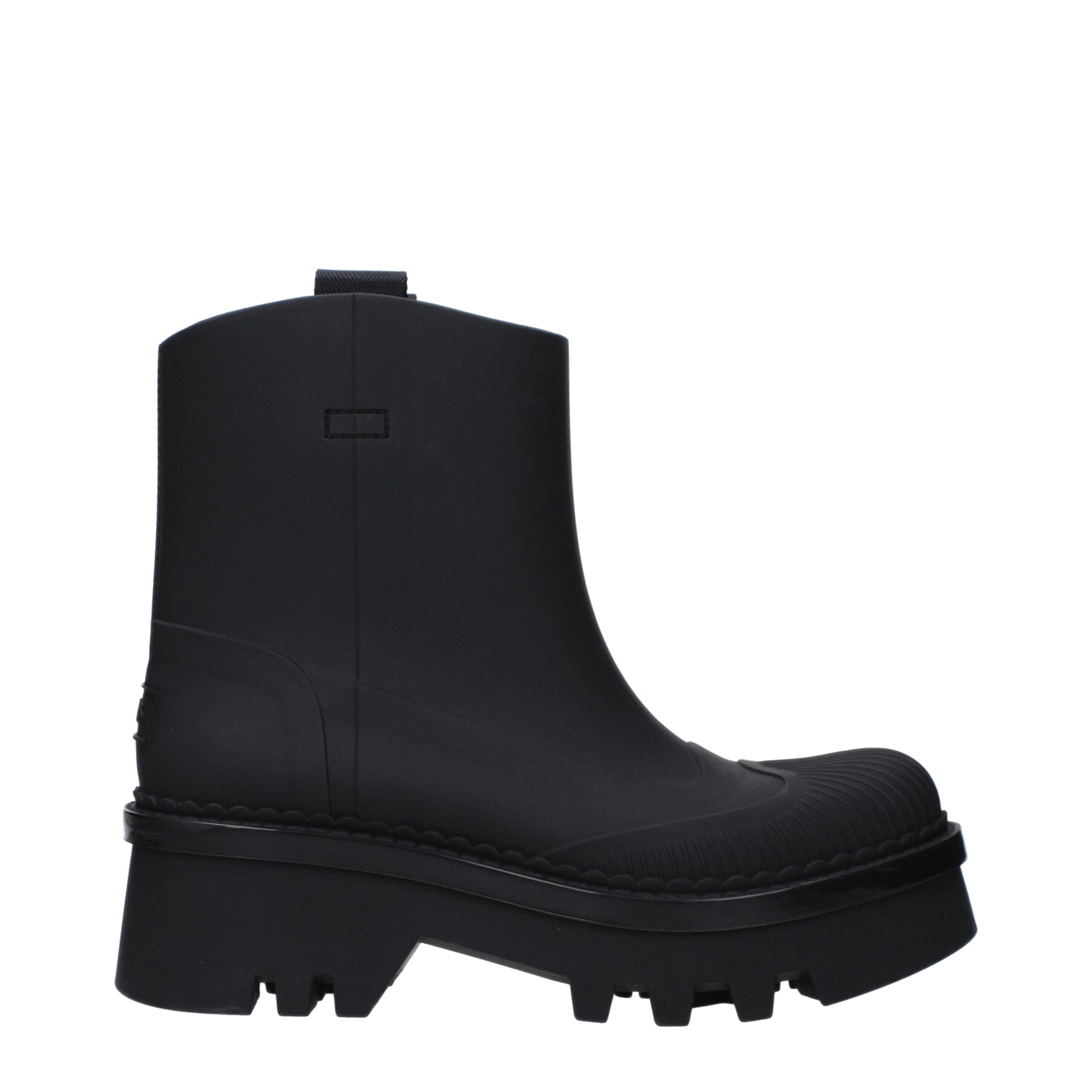 Black Cotton Ankle Boots Chloé