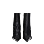 Black Leather Ankle Boots Off-White