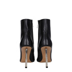 Black Leather Ankle Boots Off-White