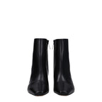 Black Leather Ankle Boots Off-White
