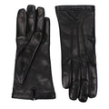 Black Leather Gloves Prada