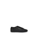 Black Calf Leather Bos Taurus Sneakers