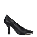 Black Leather High Heel Pumps Burberry