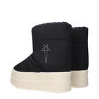 Black Fabric Ankle Boots Rick Owens
