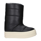 Black Leather Ankle Boots Rick Owens