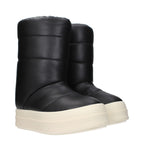 Black Leather Ankle Boots Rick Owens